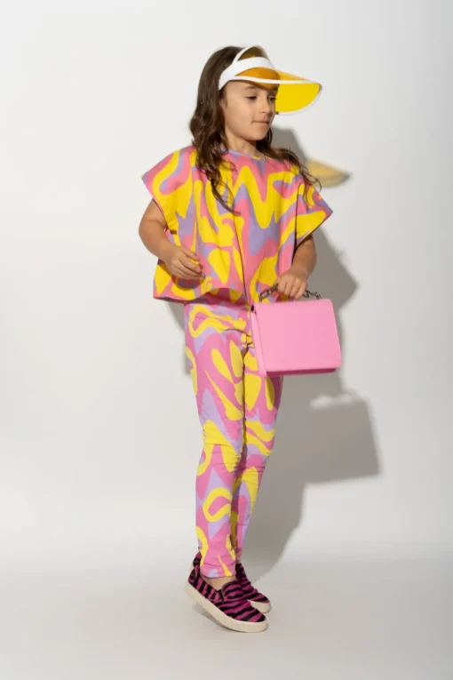WAVY PRINT LEGGINGS