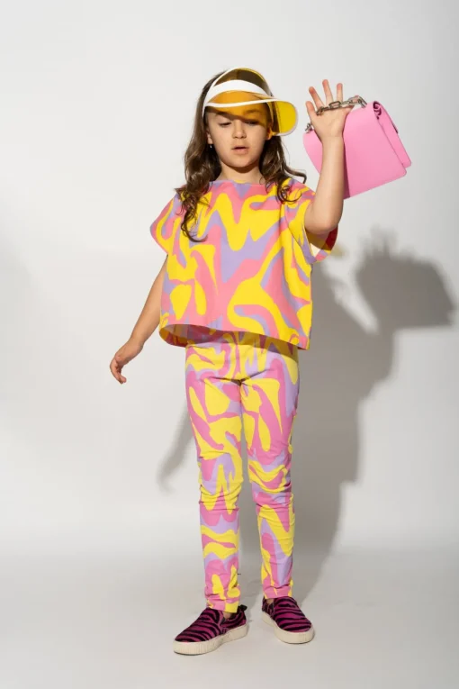 WAVY PRINT LEGGINGS